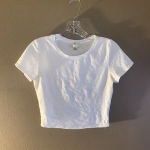 Crew Neck Crop Top